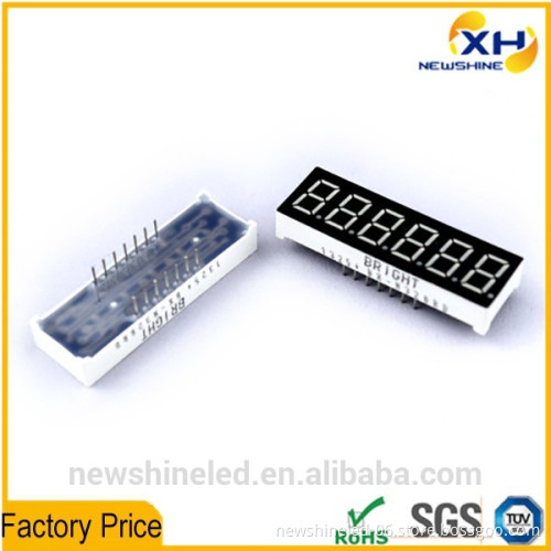 Wholesale digital 0.36 Inch 6 Digit led segment display